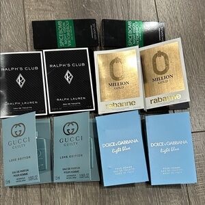 10 pieces men’s samples collection